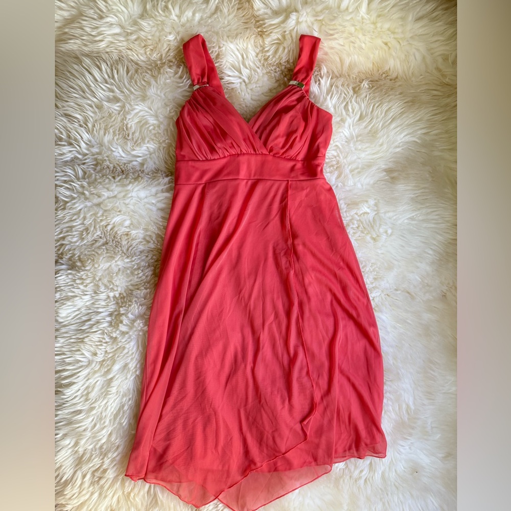 Enfocus Women’s coral sleeveless fit and flare dress size 6